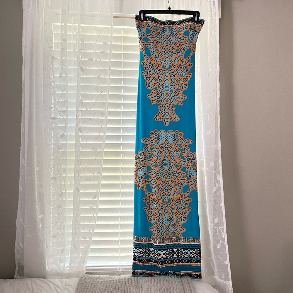 Strapless Maxi Dress
